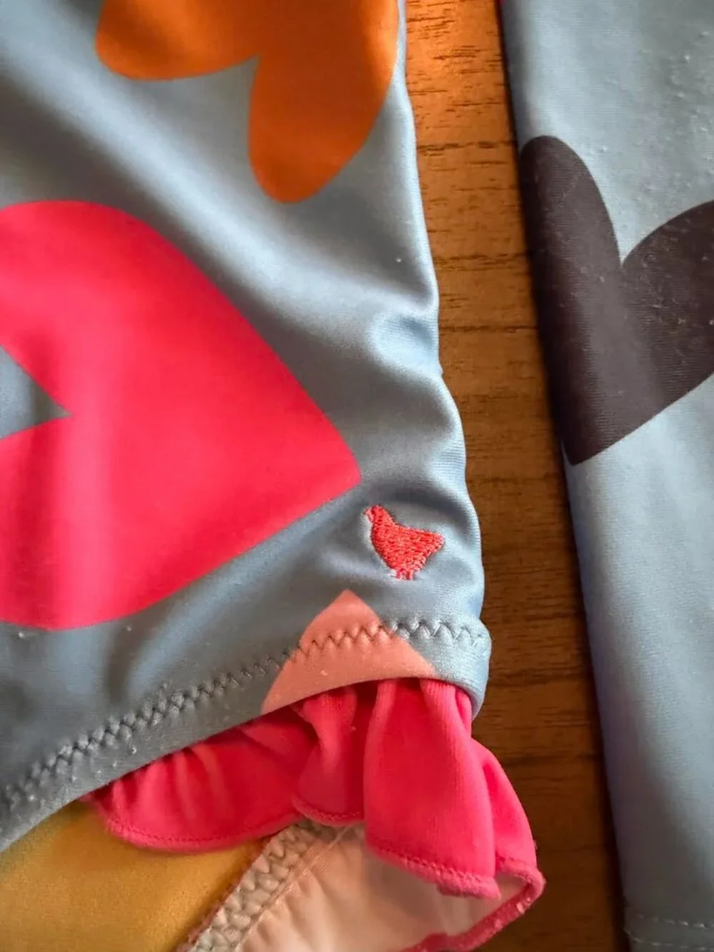 PInk Chicken Toddler Swim Suit  4T